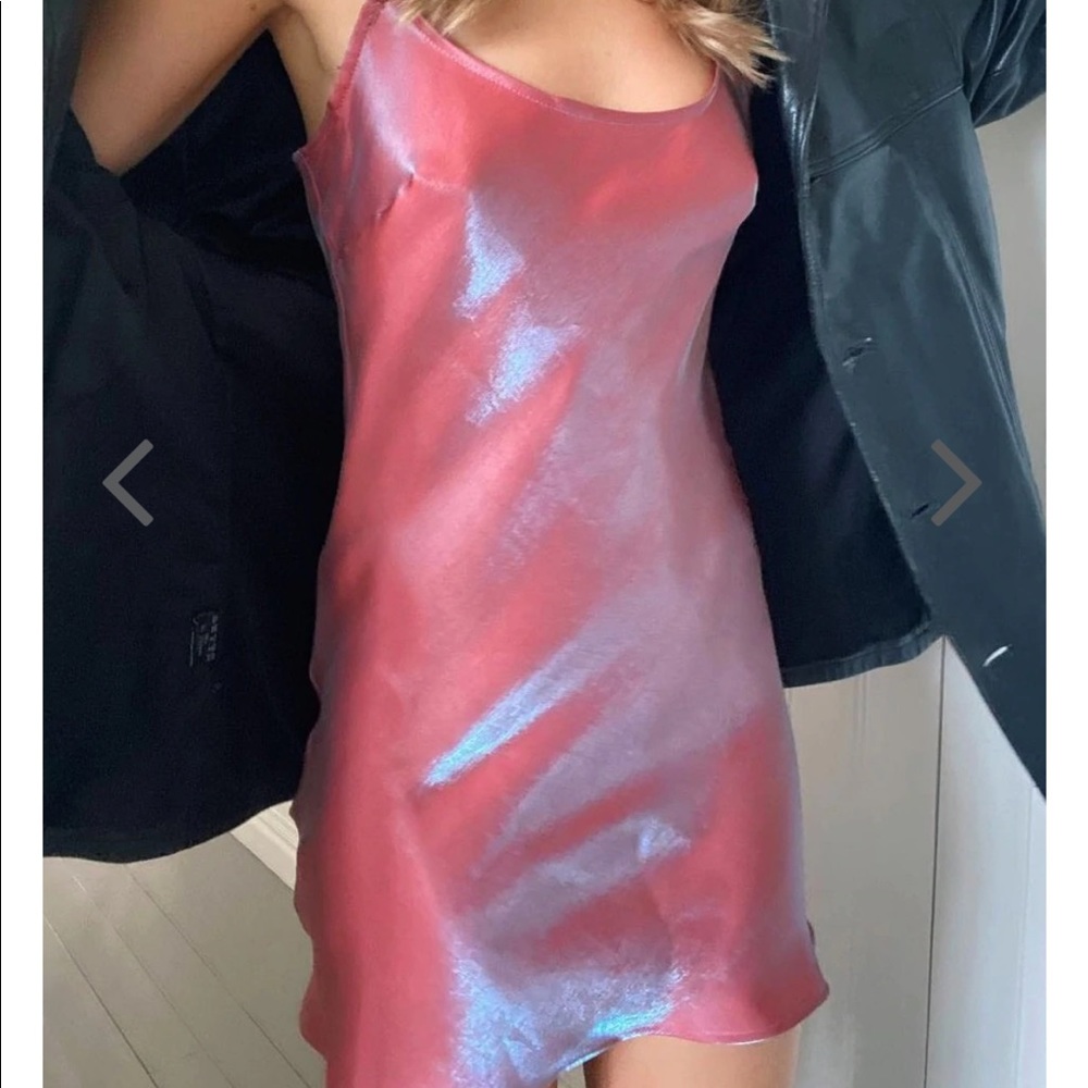 New Verge girl rose mini dress